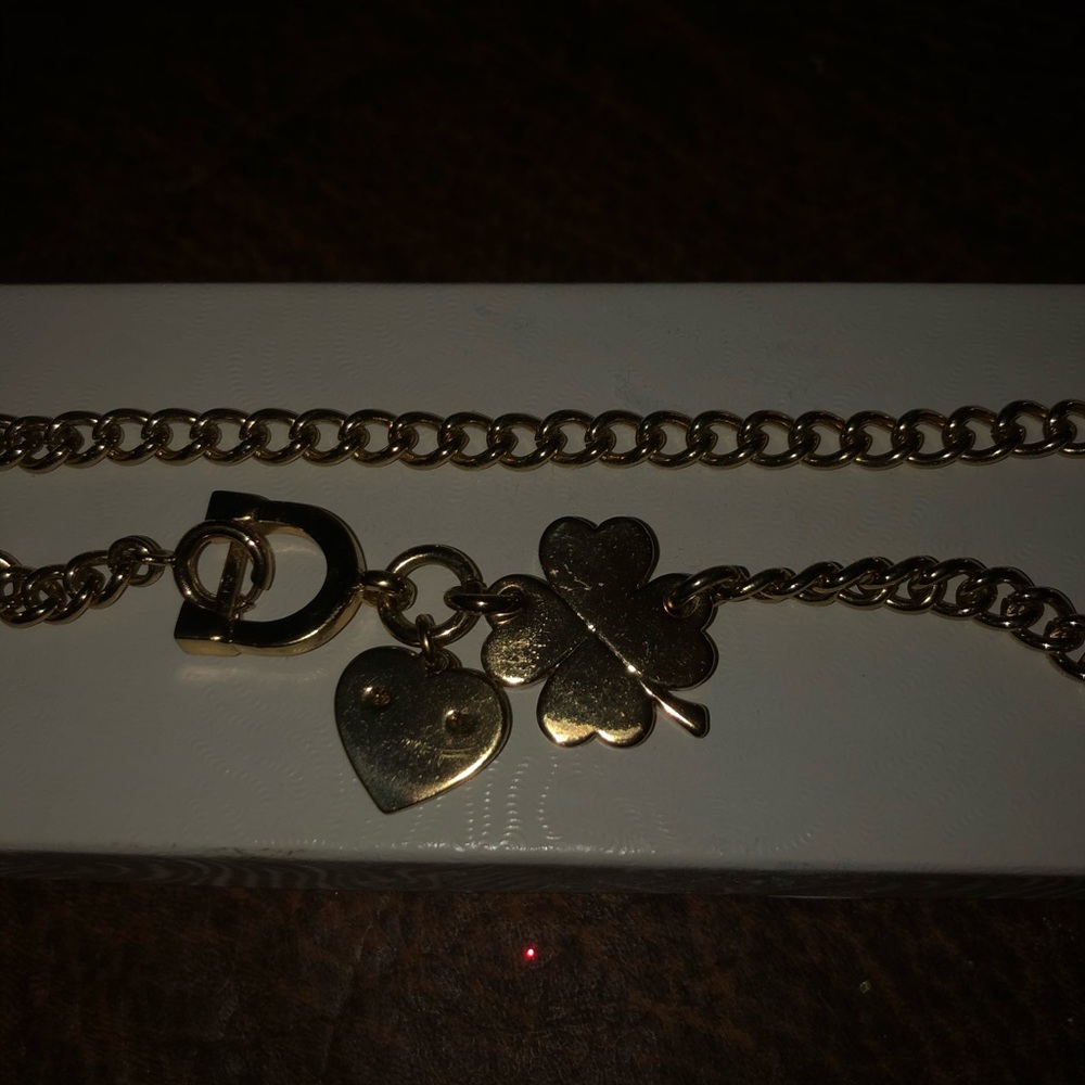 Juicy Couture 18 in gold necklace